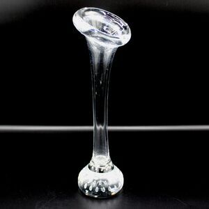 Bullicante Controlled Bubble Vase Vintage Hand Blown Bergstrom Aseda Glasbruk